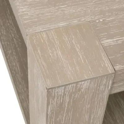 James Square Coffee Table - Natural Gray - Brown