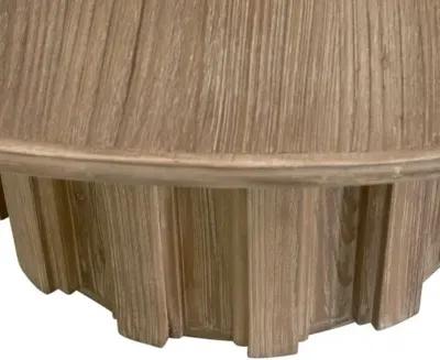 Jean 54" Round Dining Table - Smoke Gray