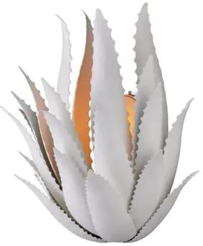 Agave Wall Sconce - Gesso White - Currey & Company