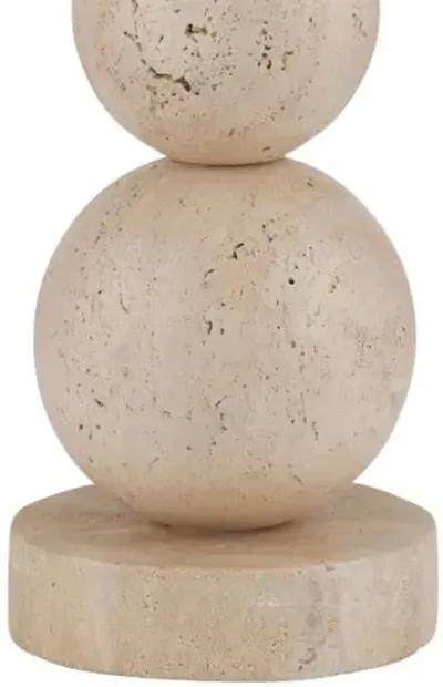 Niobe Table Lamp - Natural - Currey & Company - Ivory