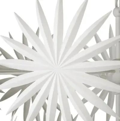 Bismarkia Chandelier - Gesso White - Currey & Company