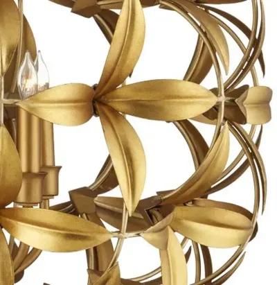 Helenium Orb Chandelier - Gold - Currey & Company