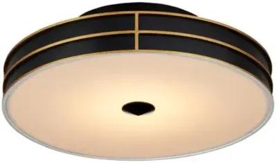 Fielding Flush Mount - Currey & Company - Black