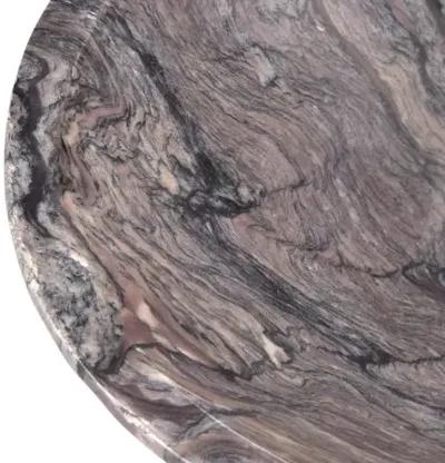 Lubo Marble Bowl - Currey & Company - Gray