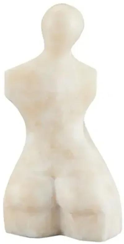 Giada Onyx Bust Sculpture - Natural - Currey & Company - Ivory