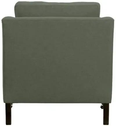 Margot Linen-Blend Chair - Green