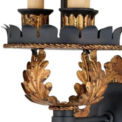 The Duke Wall Sconce - Zanzibar Gold - Currey & Company