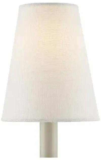 Grasscloth Tapered Chandelier Shade - Currey & Company - Ivory