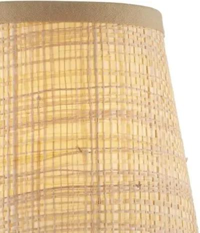 Grasscloth Tapered Chandelier Shade - Currey & Company - Beige