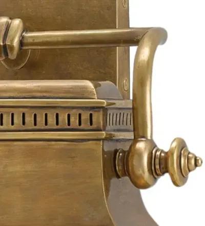 Malvasia Wall Sconce - Vintage Brass - Currey & Company - Ivory