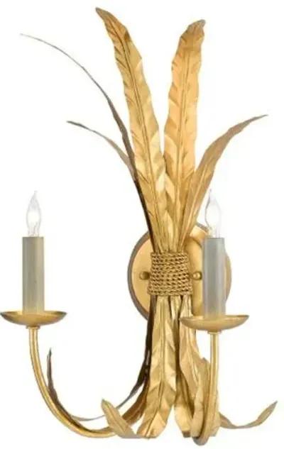 Bette Wall Sconce - Gold - Currey & Company