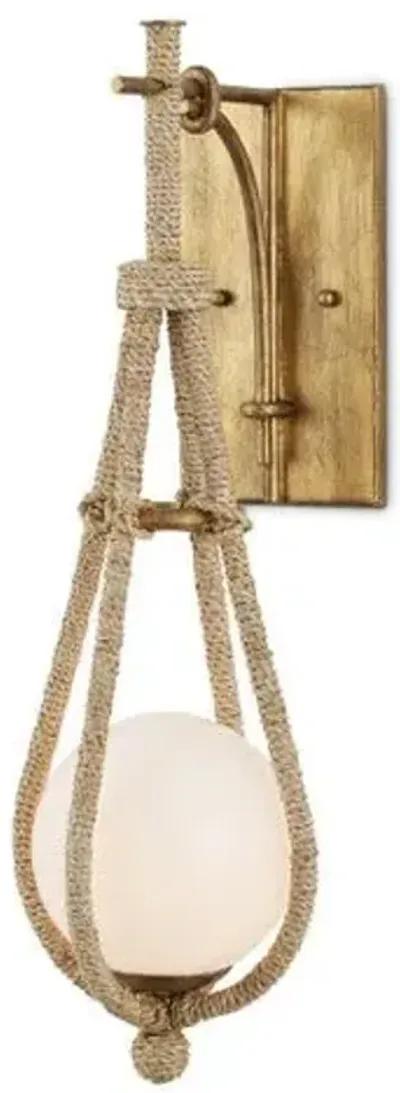 Passageway Wall Sconce - Natural - Currey & Company - Multi