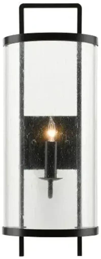 Breakspear Wall Sconce - Antique Black - Currey & Company