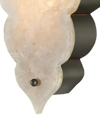 Andalusia Wall Sconce - Natural Stone - Currey & Company - Ivory