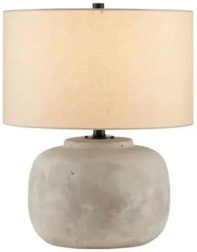 Beton Table Lamp - Antique Earth - Currey & Company - Clear