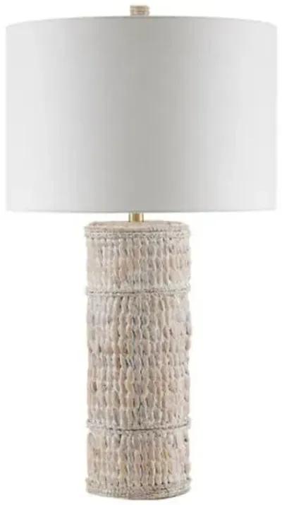 Azores Table Lamp - White - Currey & Company