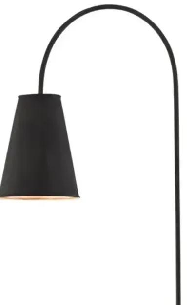 Lotz Floor Lamp - Black - Currey & Company