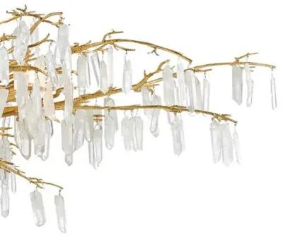 Forest Dawn Chandelier - Lucerne Gold - Currey & Company