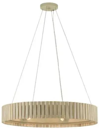 Tetterby Chandelier - Light Taupe/Smokewood - Currey & Company - Brown