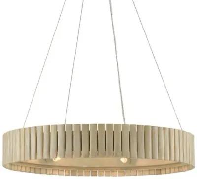 Tetterby Chandelier - Light Taupe/Smokewood - Currey & Company - Brown