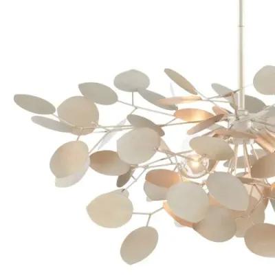 Lunaria Chandelier - Silver - Currey & Company - White