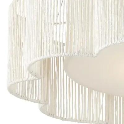 Ancroft Chandelier - White/Silver - Currey & Company