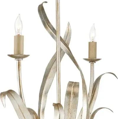 Menefee Chandelier - Silver Granello - Currey & Company