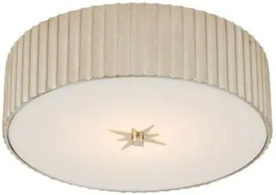 Caravel Flush Mount - Currey & Company - Silver