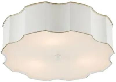 Wexford Flush Mount - Currey & Company - White