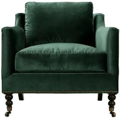 Margot Velvet Chair - Green