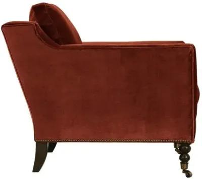 Margot Velvet Chair - Brown