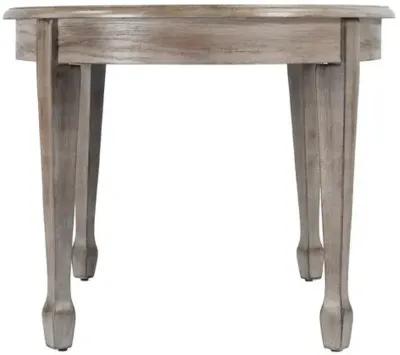 Luca Oval Wood Coffee Table - Gray