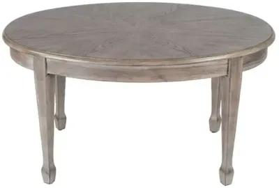 Luca Oval Wood Coffee Table - Gray