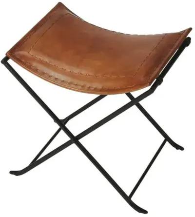 Emerson Accent Stool - Brown