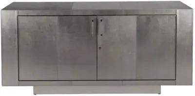 Jude Leather 70" Buffet Sideboard - Silver