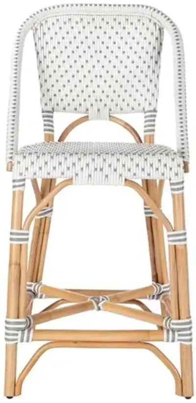 Callie Rattan 25" Counter Stool