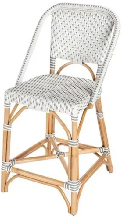 Callie Rattan 25" Counter Stool