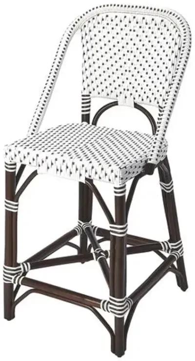 Callie Rattan 25" Counter Stool