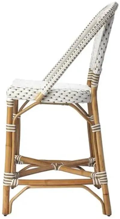 Callie Rattan 25" Counter Stool