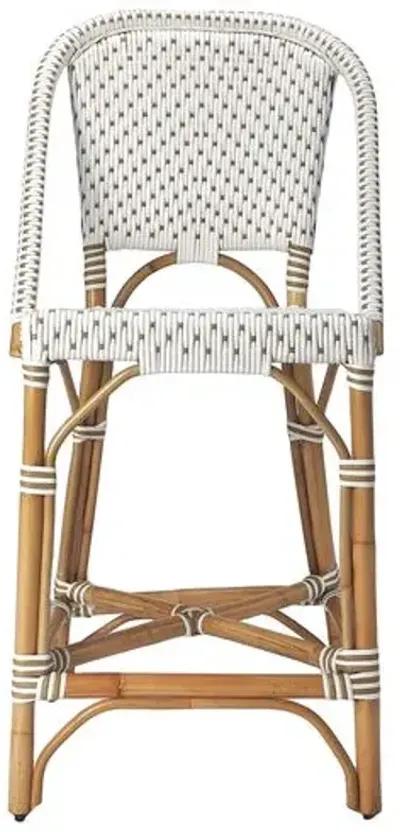 Callie Rattan 25" Counter Stool