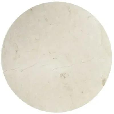 Liam 44" Round Pedestal Marble Top Dining Table