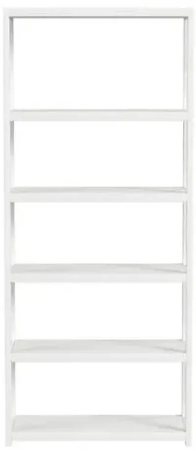 Sully Etagere Bookcase - White