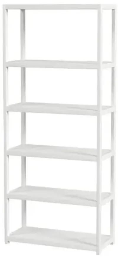 Sully Etagere Bookcase - White