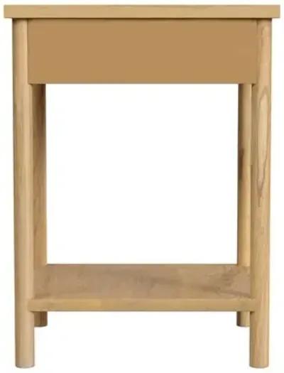 Gemma 1-Drawer Rounded Leg Nightstand