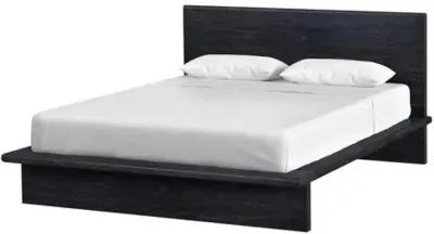 Jade Wood Platform Bed - Black