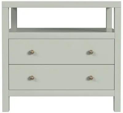 Charlie 2-Drawer Wide Nightstand