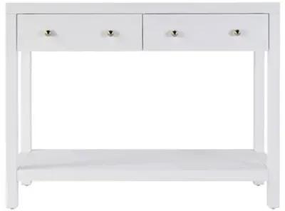 Charlie 2-Drawer Console Table - White