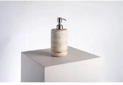 AndJacob Less Is More High Dispenser - Travertine - Powered by People - Ivory