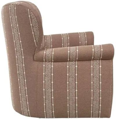 Tuckahoe Swivel Chair - Nisswa Coral - Kim Salmela