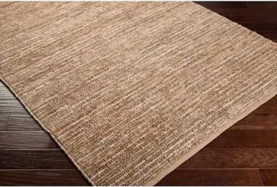 Continental Jute Rug - Tan - Handcrafted - Brown - Brown